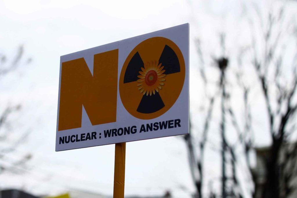 anti nuclear protest